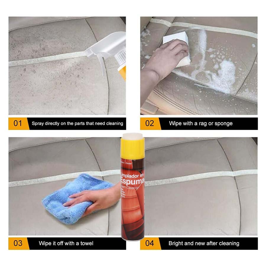 Espuma Limpiadora para Vehículos