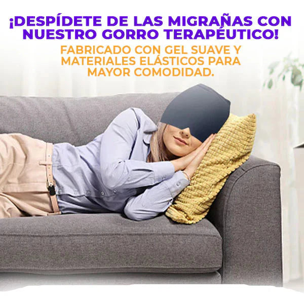 Gorro Terapéutico Para Migraña Con Gel 2x1