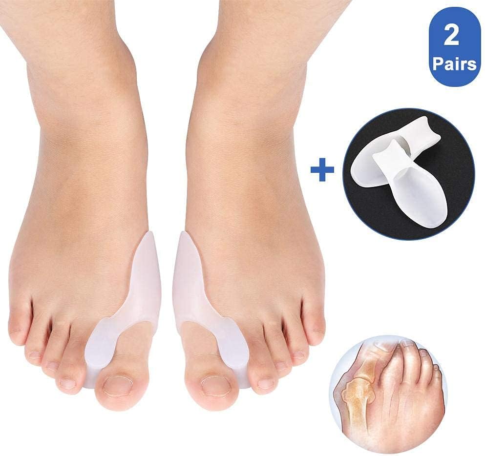 Separador de Dedos de Gel para Juanetes 2X1