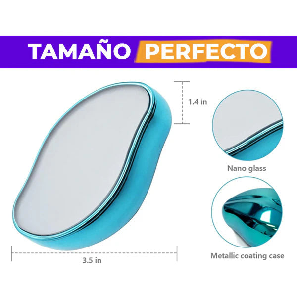 Depilador Manual de Cristal Exfoliante Mágico Indoloro 2x1