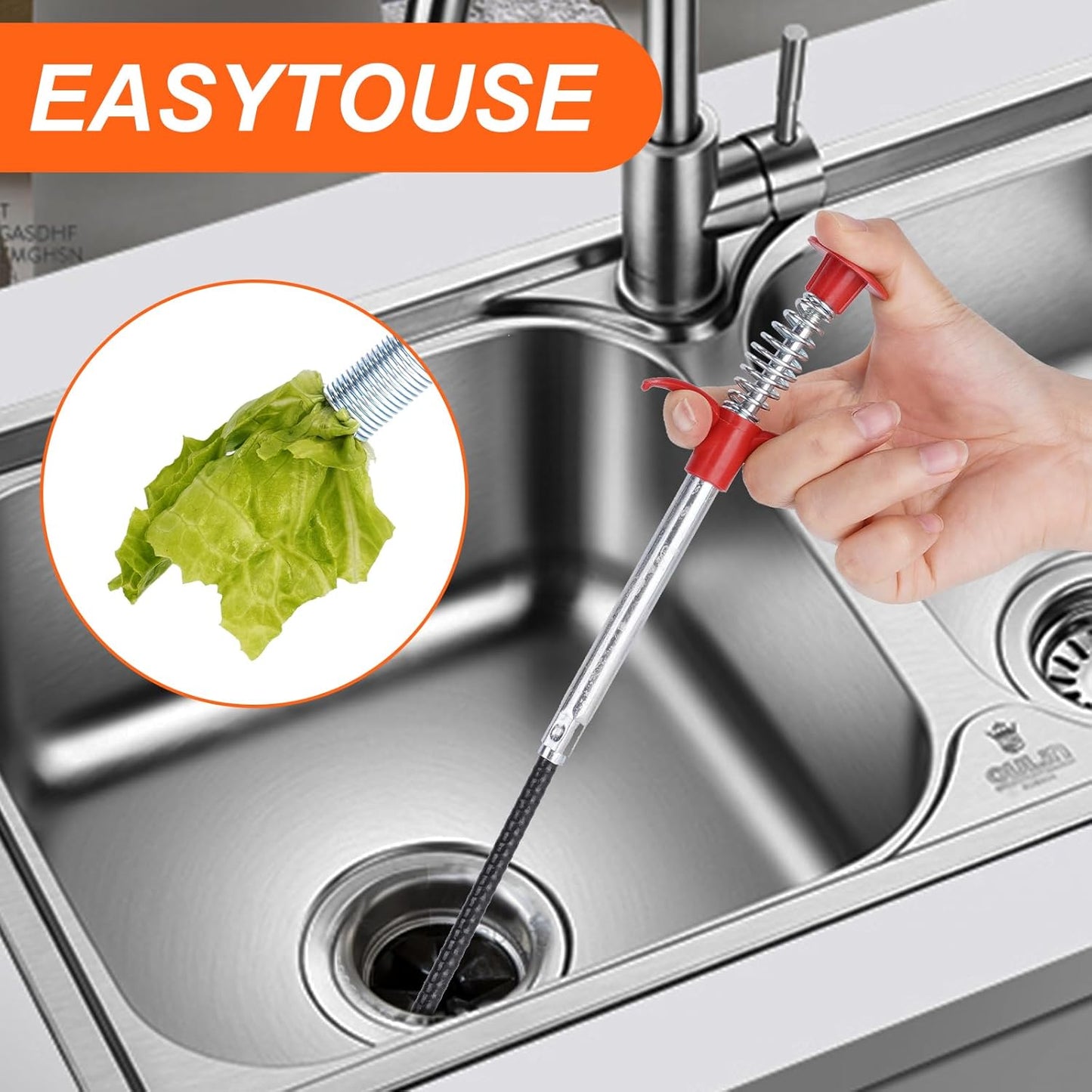 Garra Flexible para Desatascar Drenajes