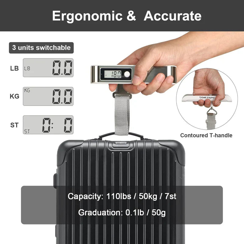 Báscula Digital Electrónica para Equipaje