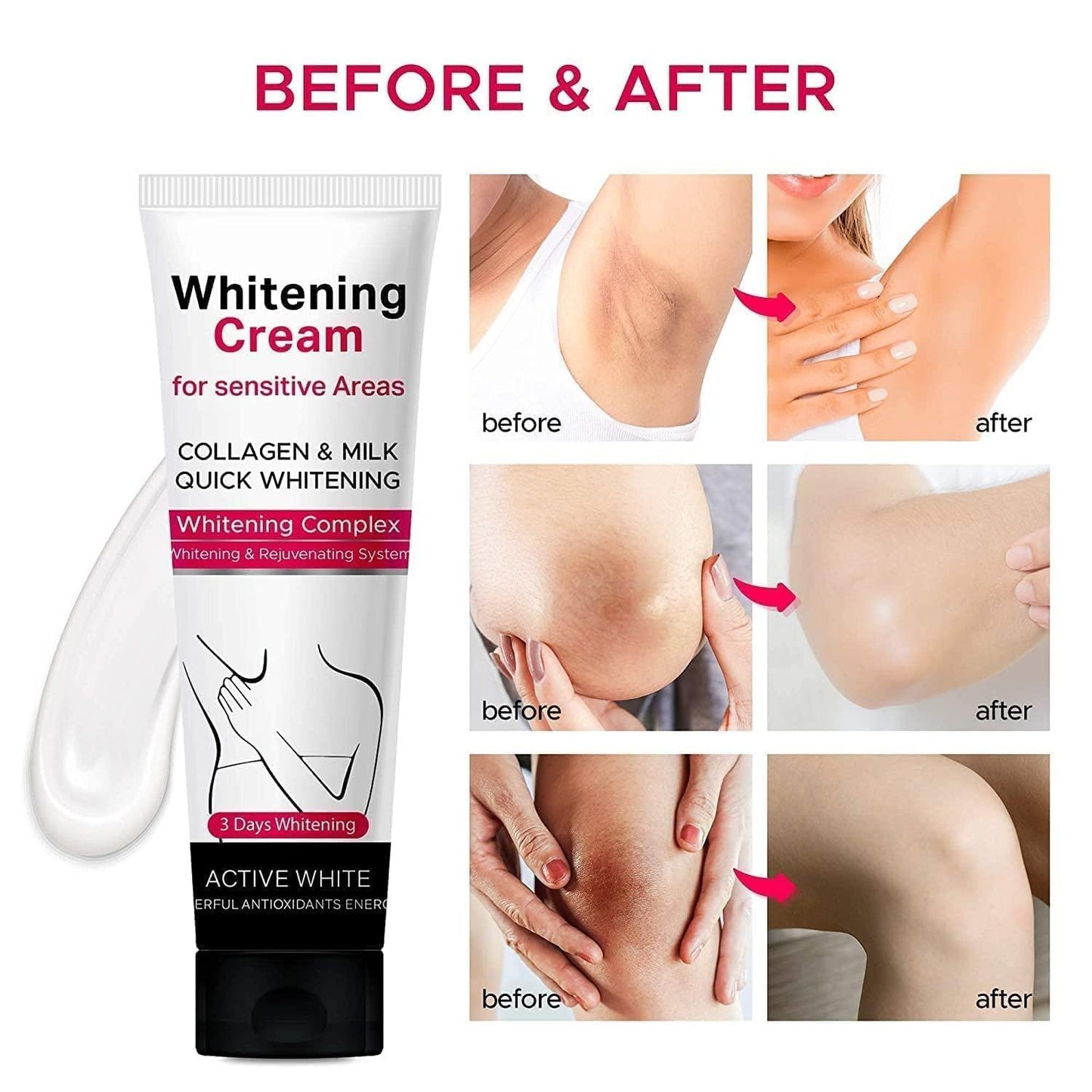 Crema Aclarante Natural Para La Piel 2x1