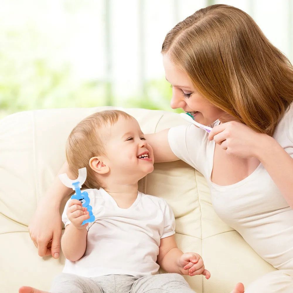 Cepillo de Dientes 360° Para Niños 4x1