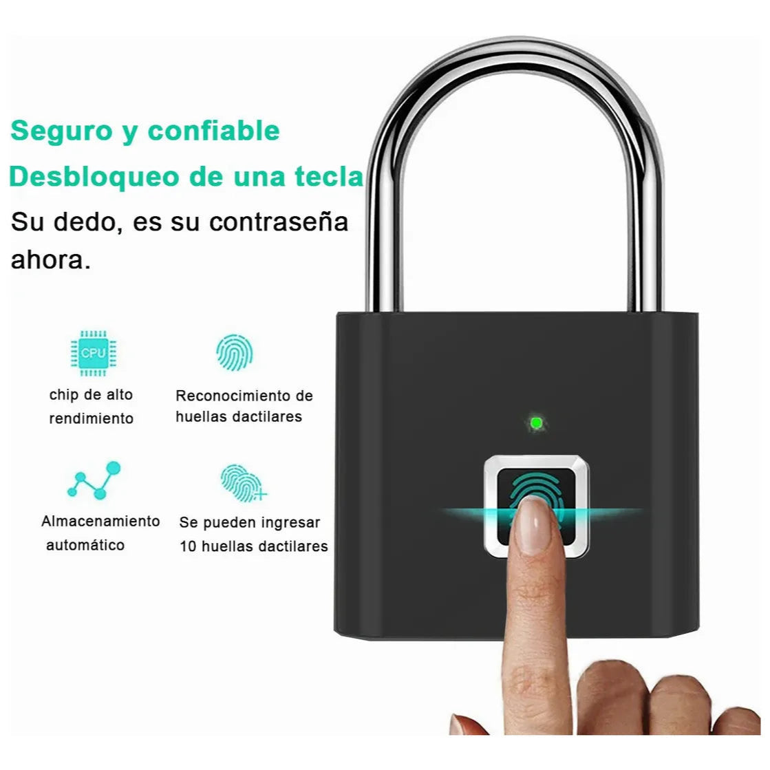 Candado Inteligente con Huella Digital