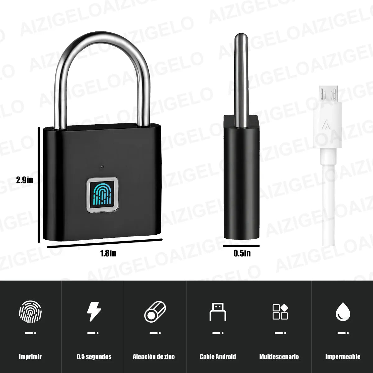 Candado Inteligente con Huella Digital