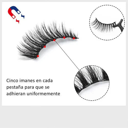 Kit de Pestañas Magneticas 4D