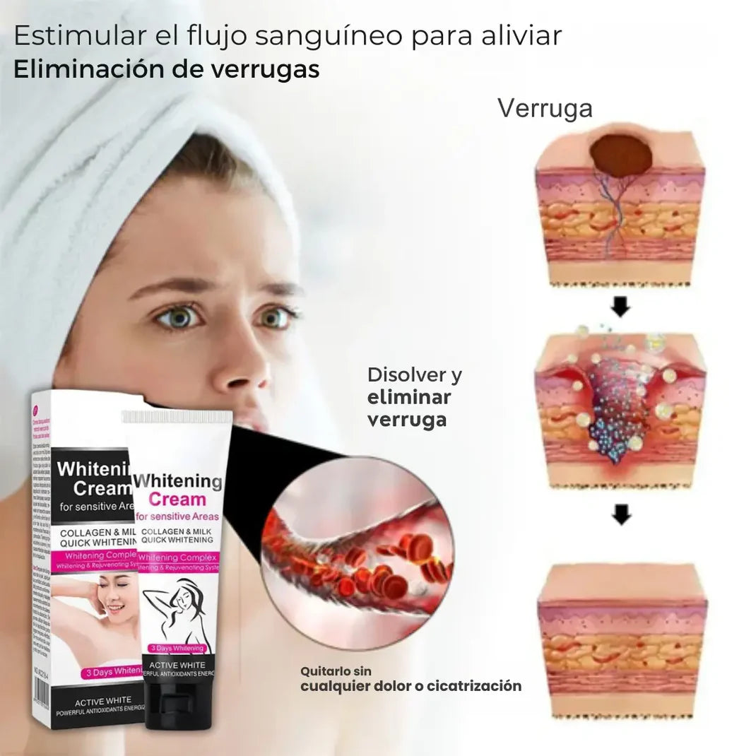 Crema Aclarante Natural Para La Piel 2x1