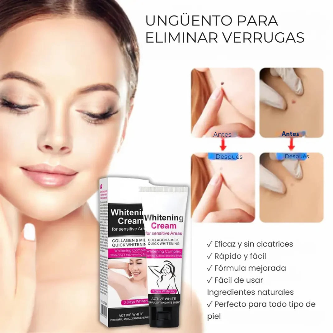 Crema Aclarante Natural Para La Piel 2x1