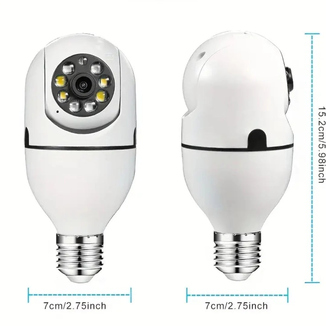 Cámara De Seguridad 360° | Monitoreo Remoto Y Visión Nocturna