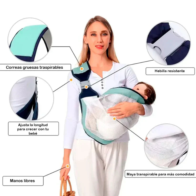 Cangurera Fular para Bebés