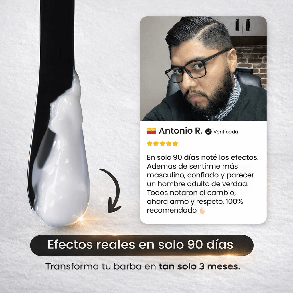 Bálsamo para el Crecimiento de la Barba | Minoxidil al 20%