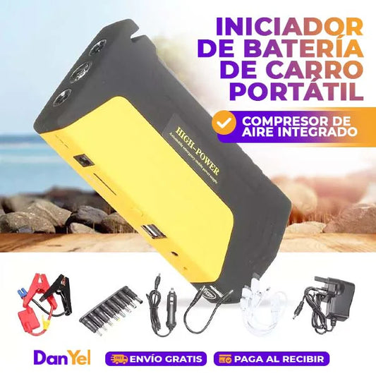 Iniciador De Bateria Portatil Para Carros En Estuche