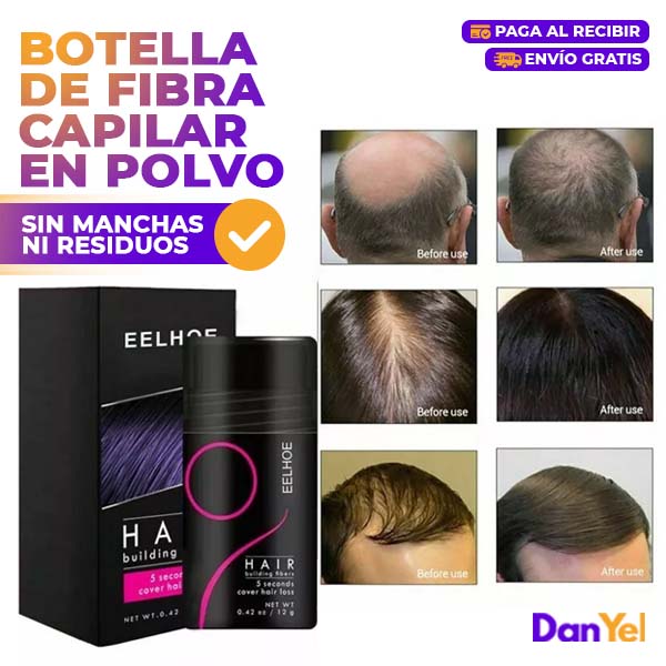 Botella de Fibra Capilar en Polvo