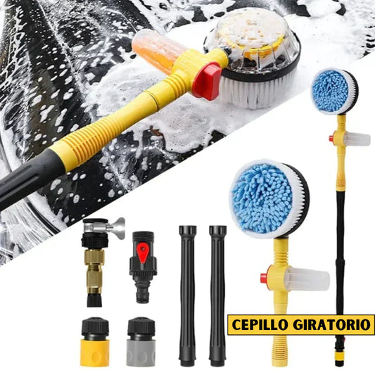 Cepillo Giratorio Automático Para Auto | Limpieza Rápida Y Profunda