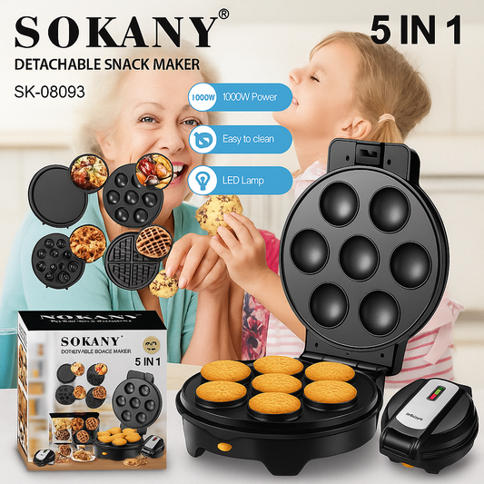 Wafflera 5 en 1 | Sokany