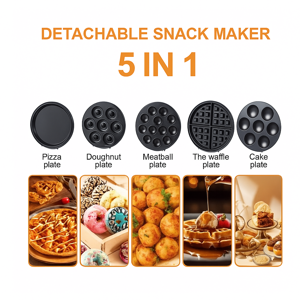Wafflera 5 en 1 | Sokany