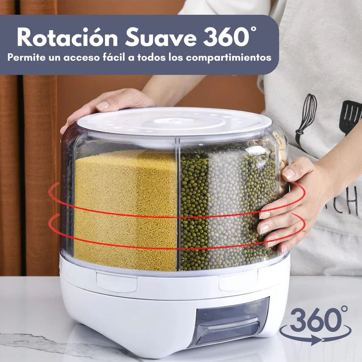 Vortex® | Dispensador Múltiple de Granos 360°