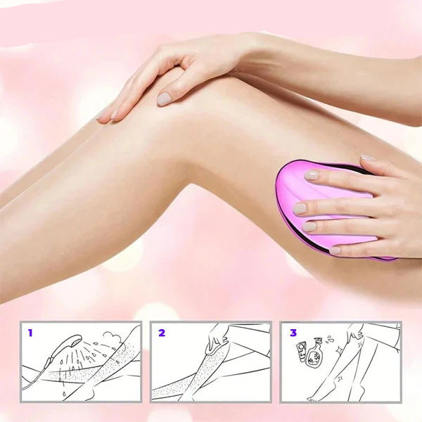 Depilador Manual de Cristal Exfoliante Mágico Indoloro 2x1