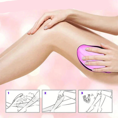 Depilador Manual de Cristal Exfoliante Mágico Indoloro 2x1