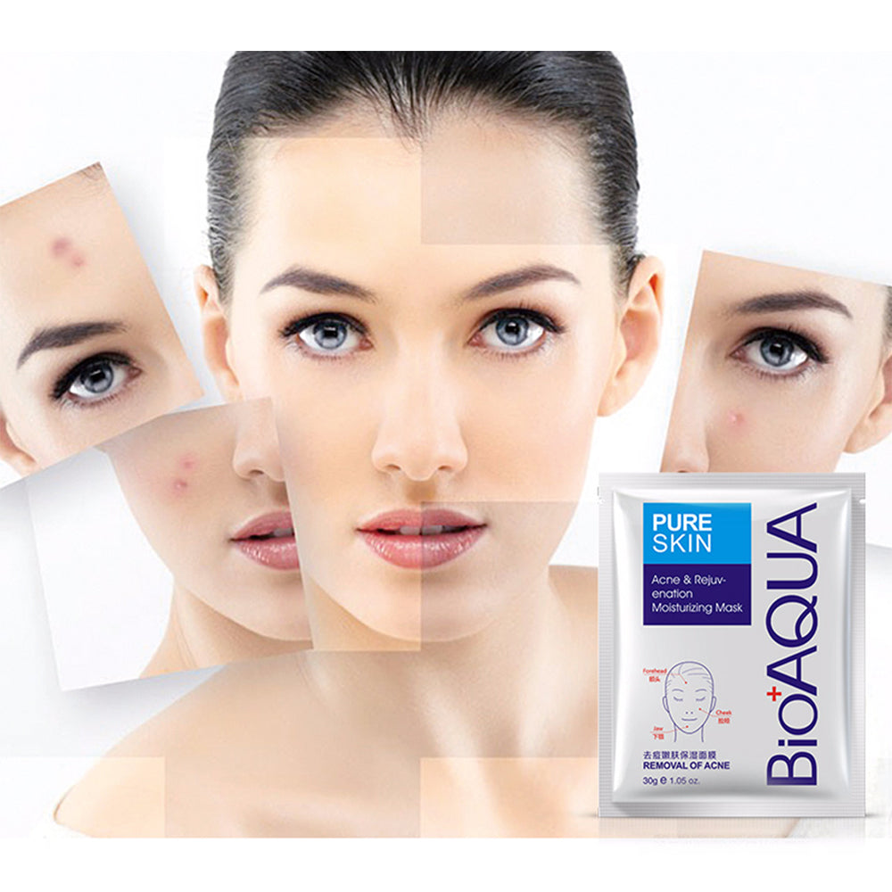 Mascarilla Facial Antiacné con Control de Grasa 3x1