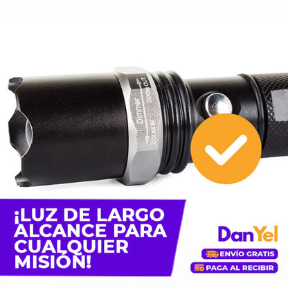 Super Linterna De Alta Potencia 3.7 Voltios Recargable De 50W