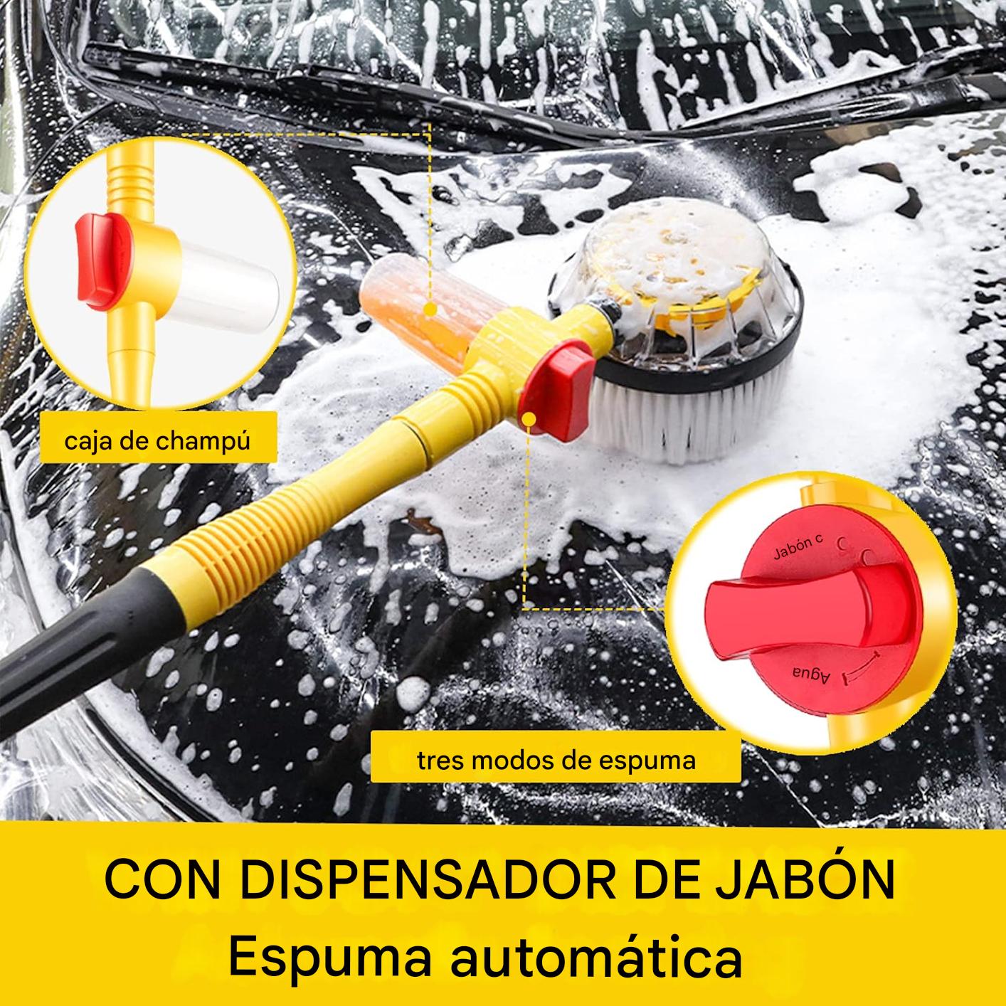 Cepillo Giratorio Automático Para Auto | Limpieza Rápida Y Profunda