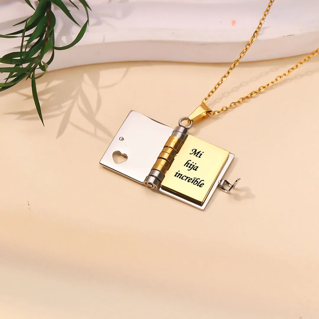 Collar De Libro Para Hija L