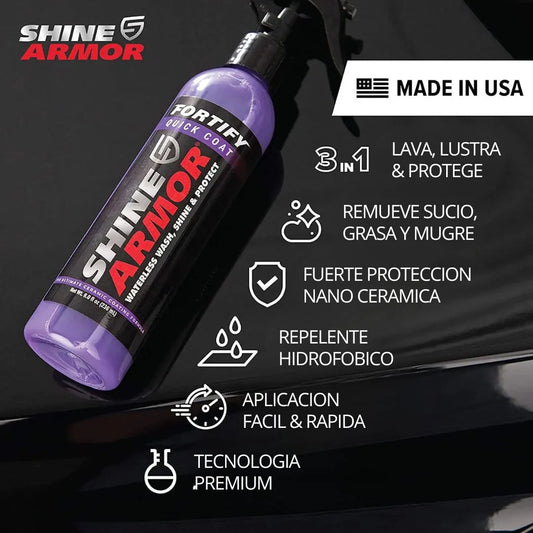 Spray Protector Nanotecnológico con Brillo Espejo para Autos
