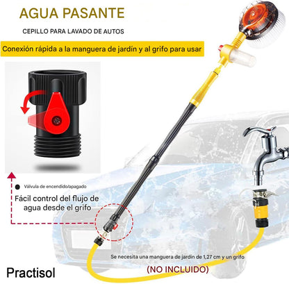 Cepillo Giratorio Automático Para Auto | Limpieza Rápida Y Profunda