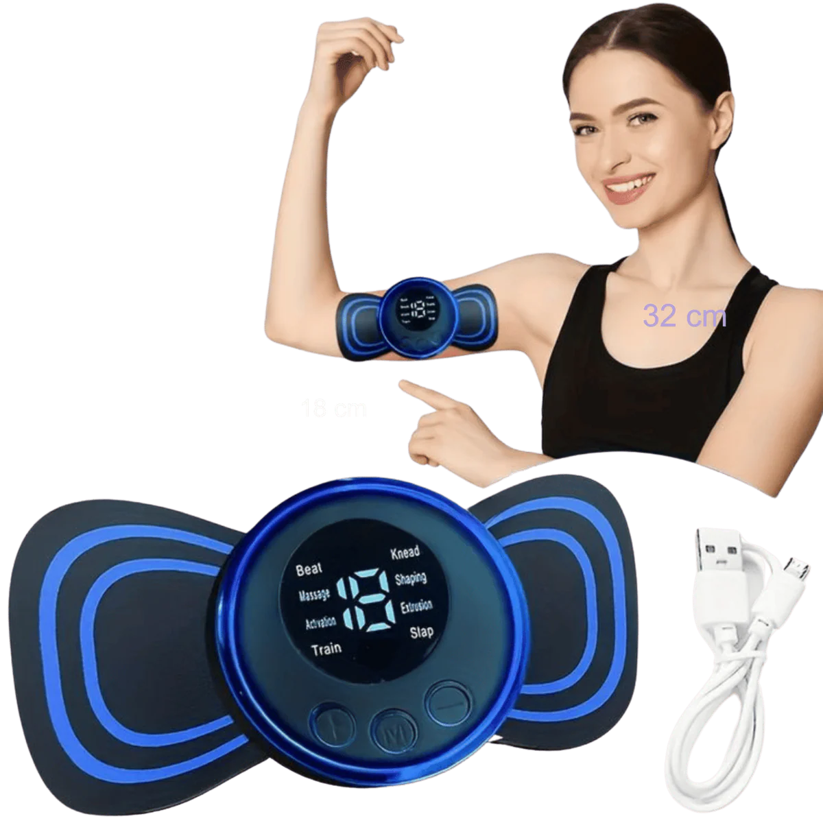 Mini Masajeador Muscular Inalámbrico