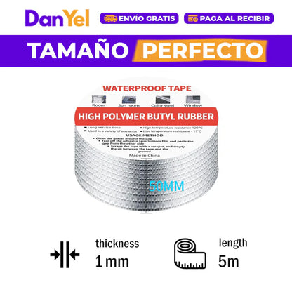 Cinta De Sellado Impermeable De Butilo Para Techos 2x1