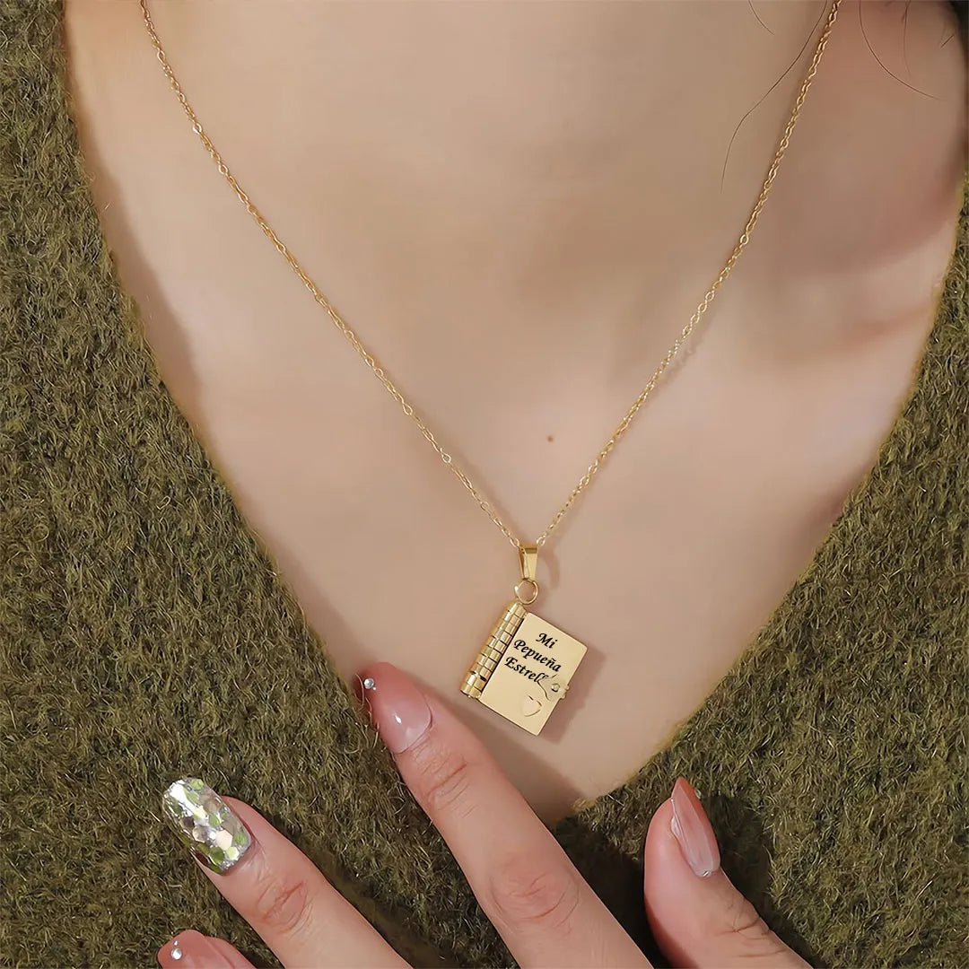 Collar De Libro Para Hija L