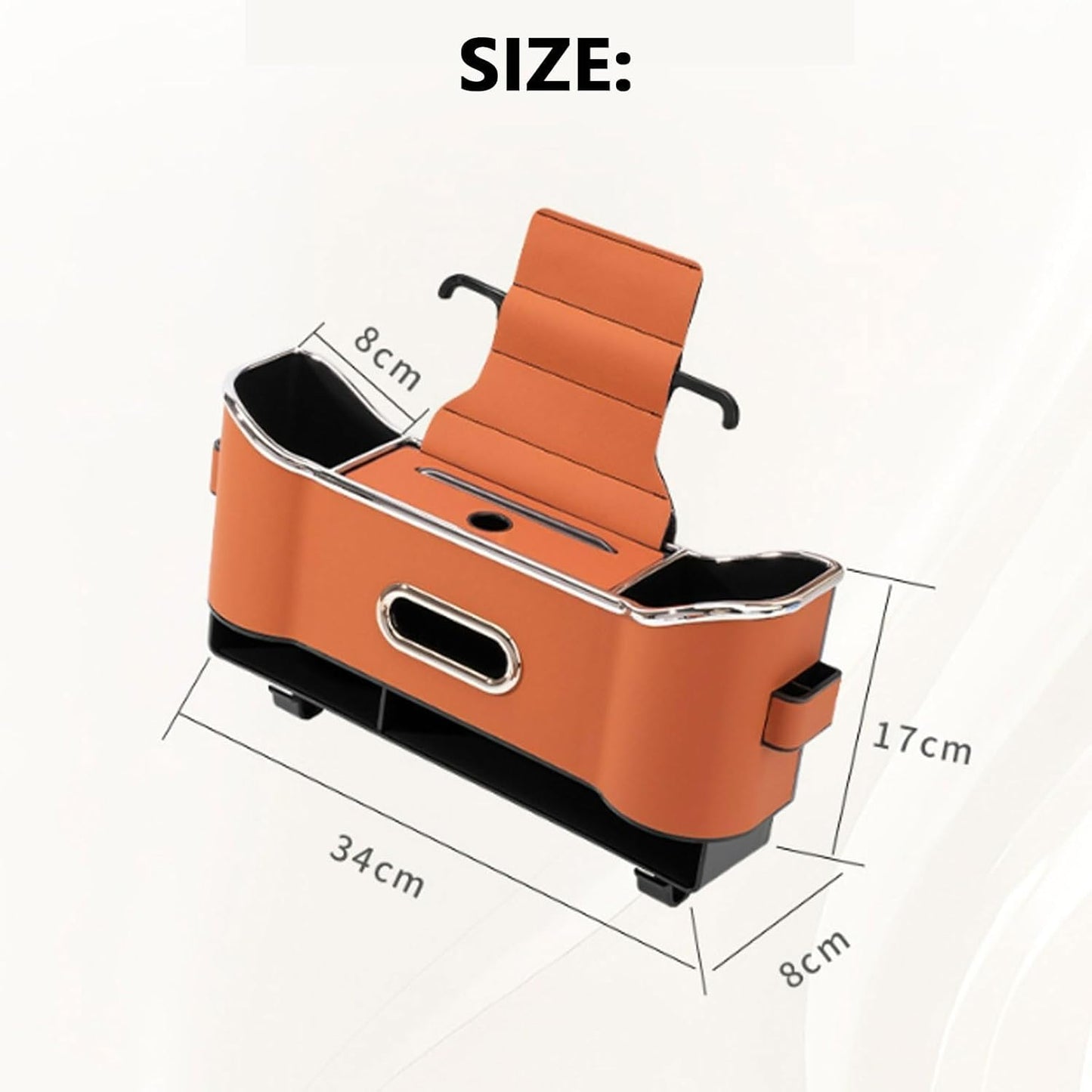 Caja de almacenamiento multifuncional para el respaldo del asiento del automóvil | L