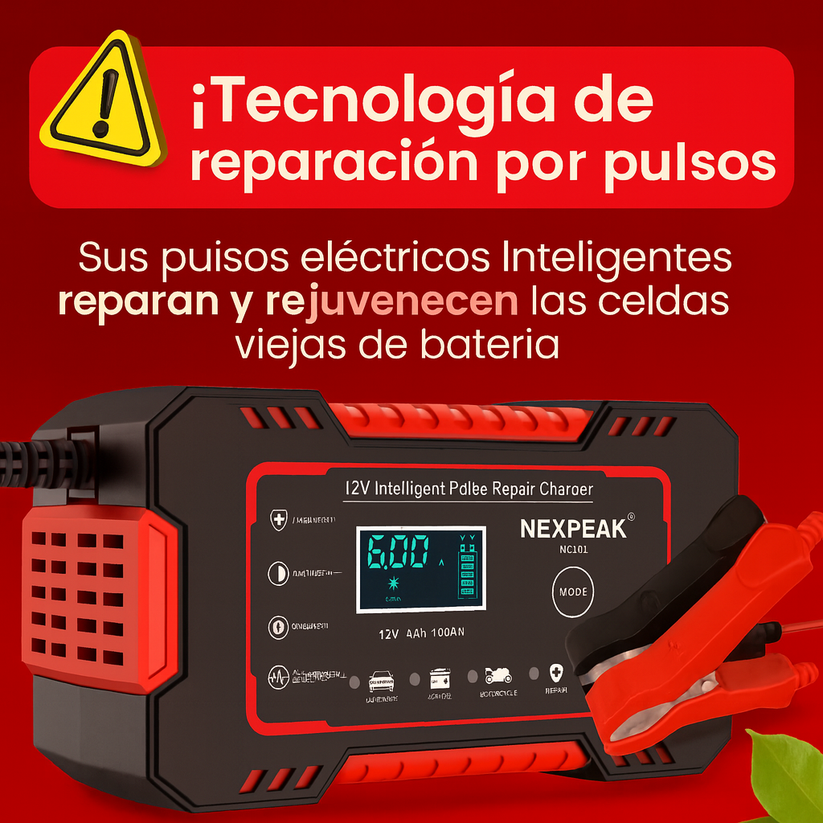 Enusic 12V | Cargador que revive tu batería