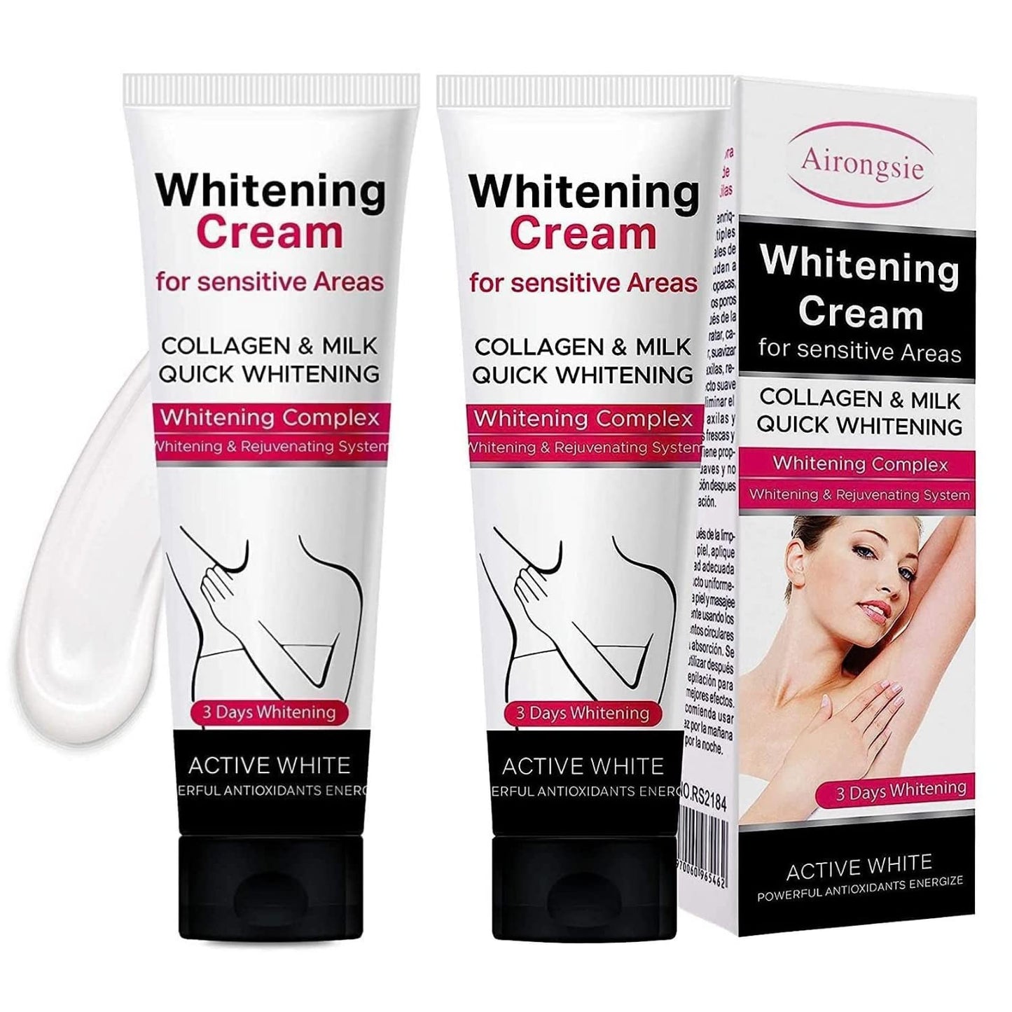 Crema Aclarante Natural Para La Piel 2x1