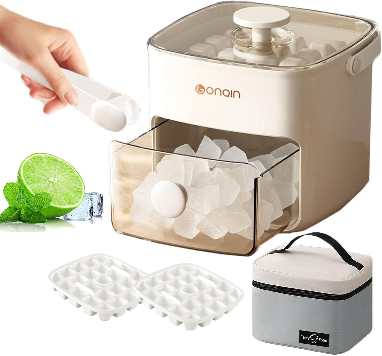 Caja para hacer cubitos de hielo