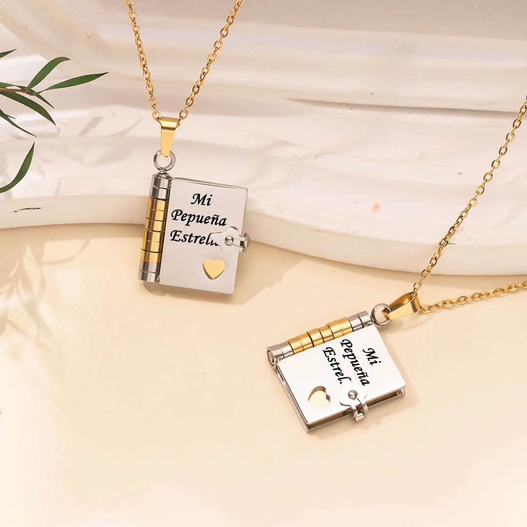 Collar De Libro Para Hija L