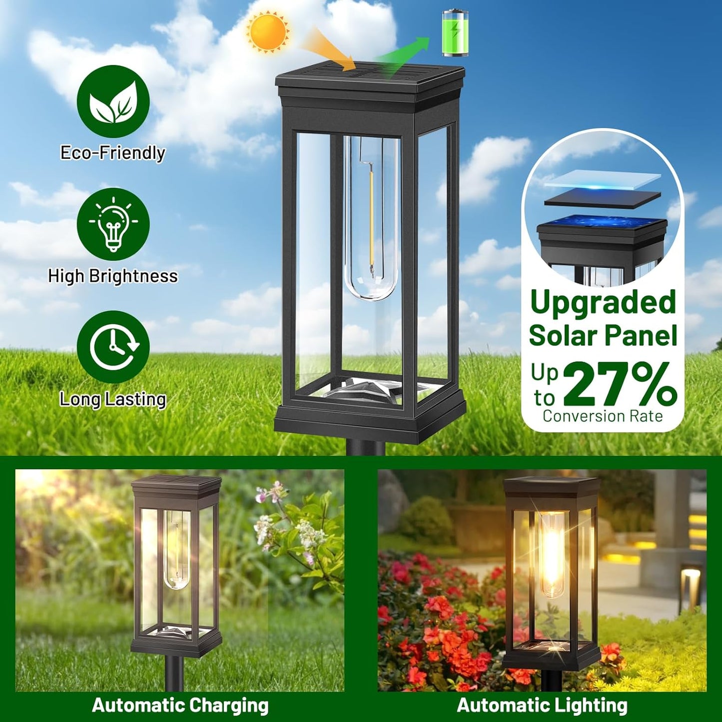 Lámparas Solares Decorativas para Exteriores