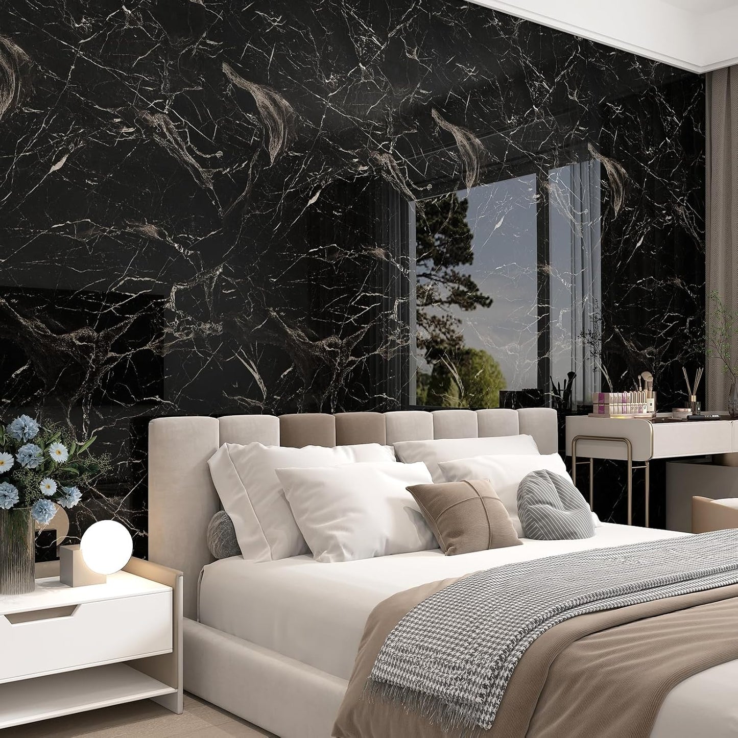 Panel Tapiz Decorativo Estilo Mármol