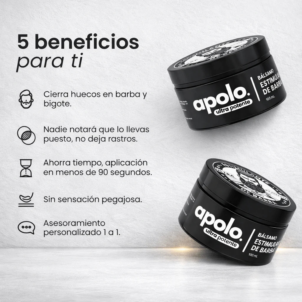 Bálsamo para el Crecimiento de la Barba | Minoxidil al 20%