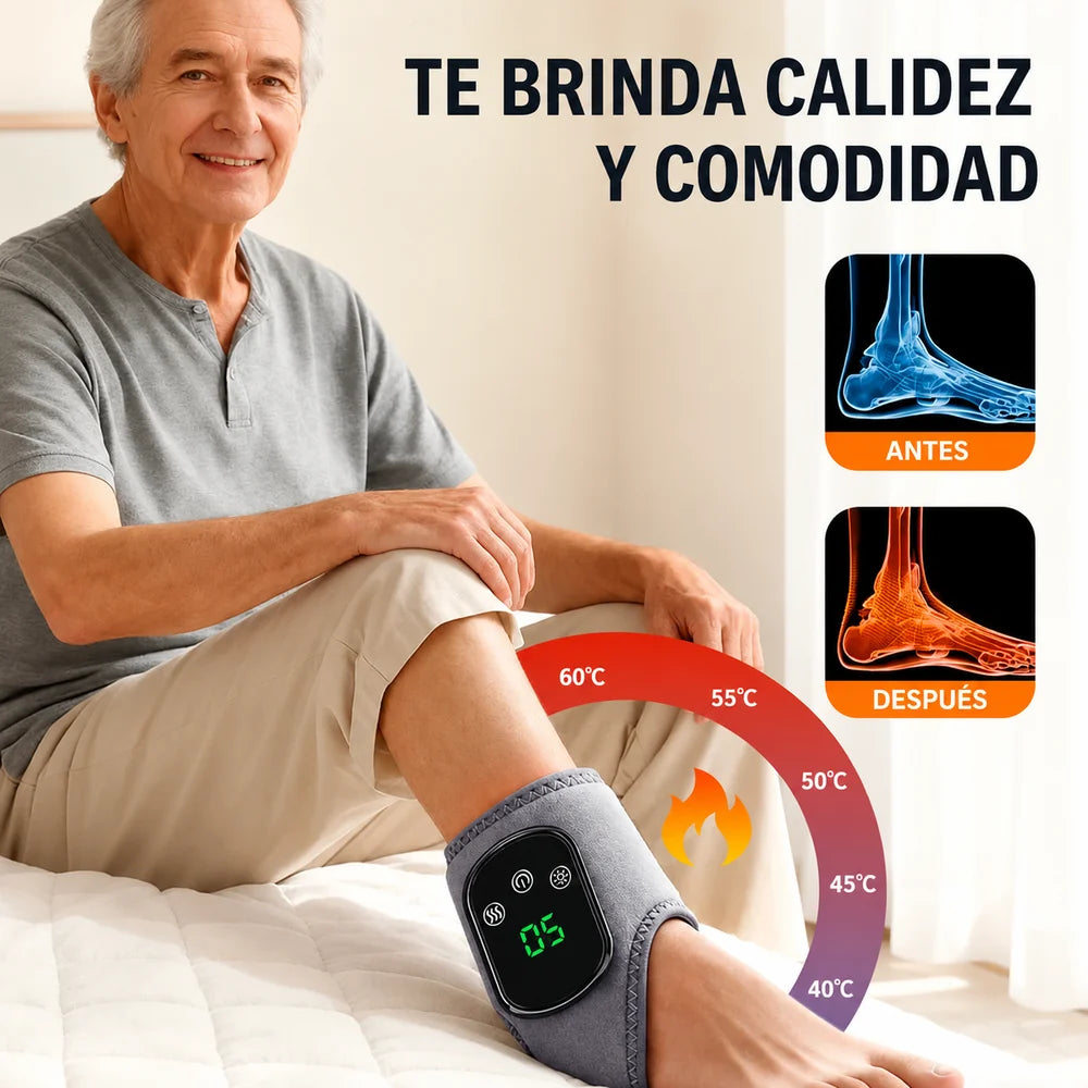 Masajeador Térmico 3 en 1 para Pies y Tobillos