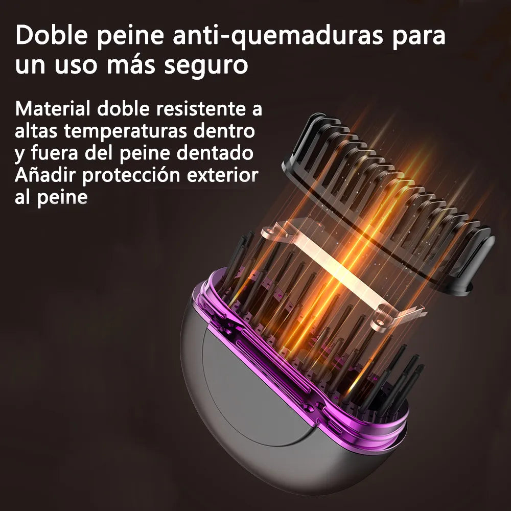 Peine Alisador Portátil Inalámbrico | Alisar en Segundos sin Cables