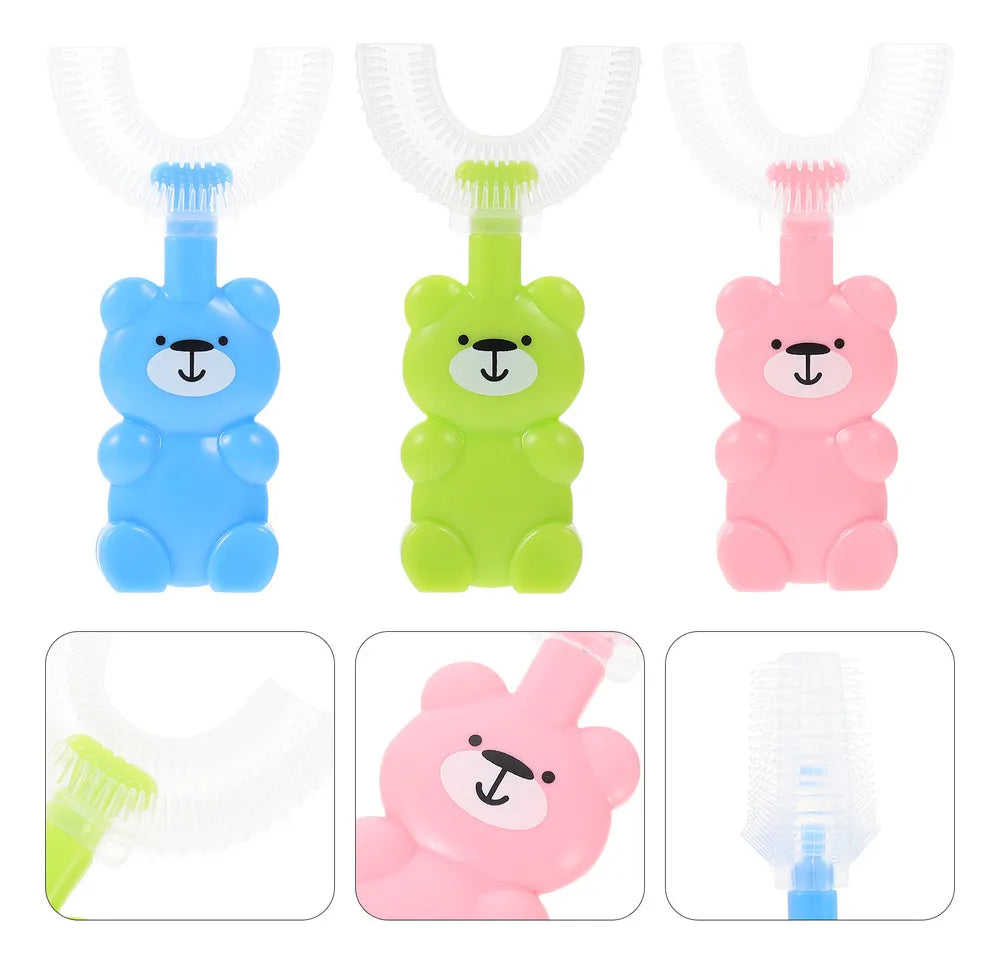 Cepillo de Dientes 360° Para Niños 4x1