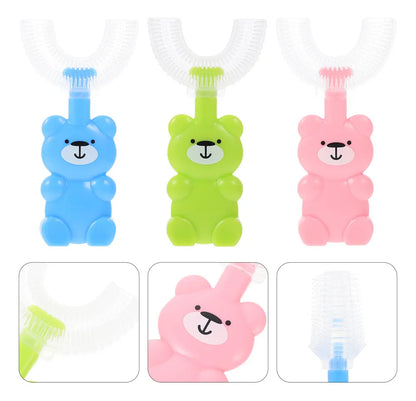 Cepillo de Dientes 360° Para Niños 4x1