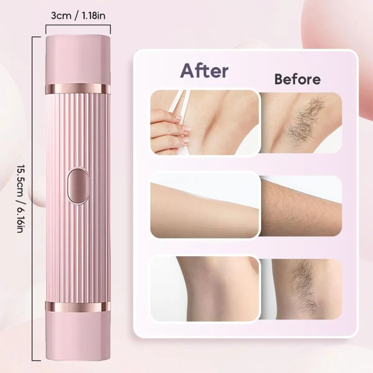 Afeitadora Corporal 2 en 1 Recargable Portátil