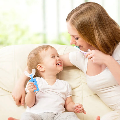 Cepillo de Dientes 360° Para Niños 4x1