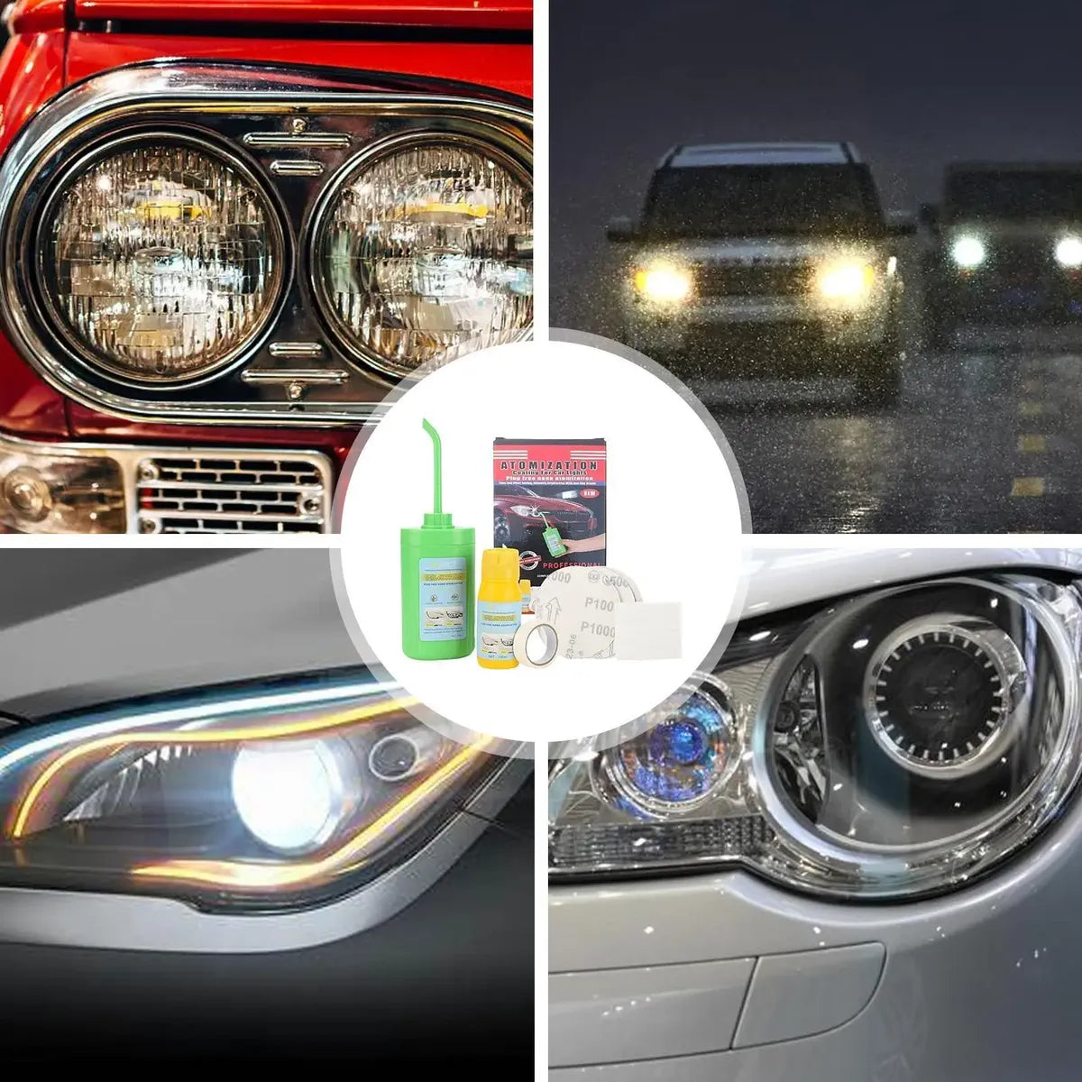Kit de Restauración de Faros | Deja Tus Faros Brillantes Como Nuevos