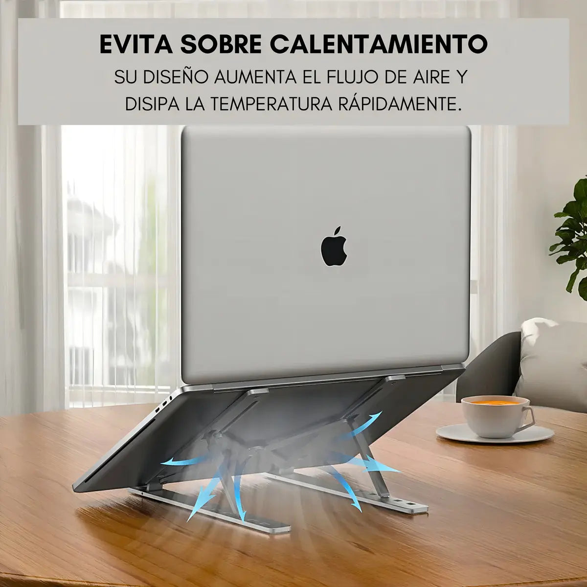 Soporte Metálico para Laptop | Ergonómico y Resistente
