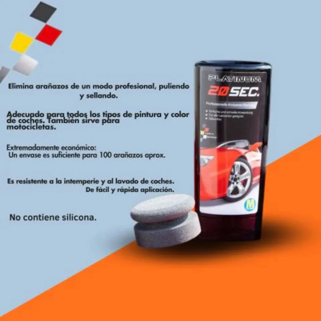 Cera Removedora de Rayones Con Esponja